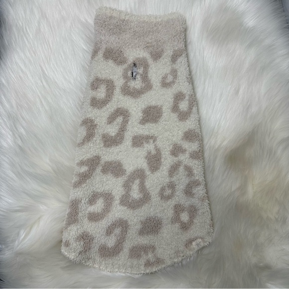 CozyChic Barefoot in the Wild Leopard Pet Sweater Cream/Stone sz M - Picture 3 of 6